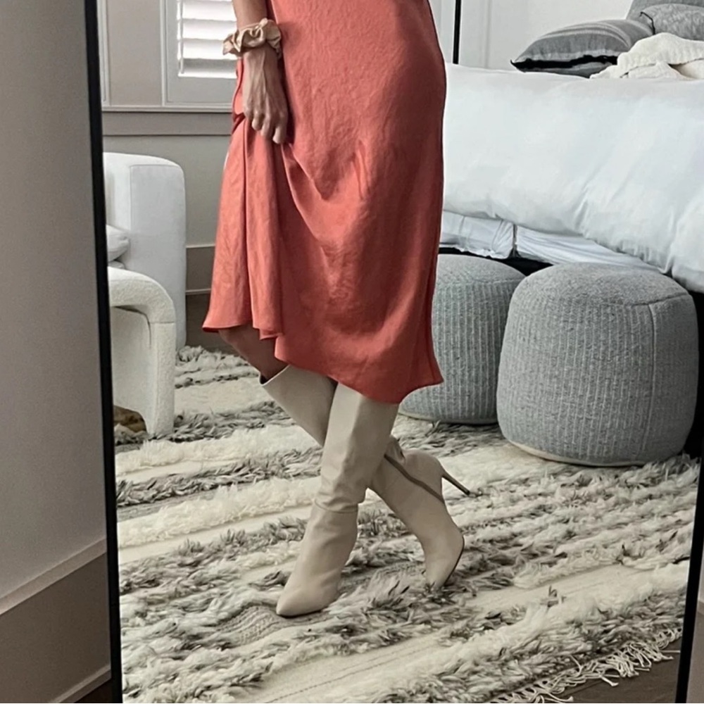 Wilfred Coral Midi Dress